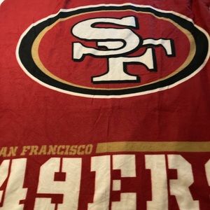 san francisco 49ers throw blanket 50x60 Inches
